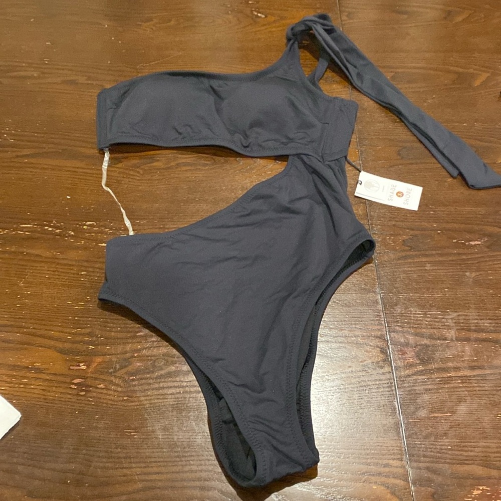 Shade & shore swimsuit black
